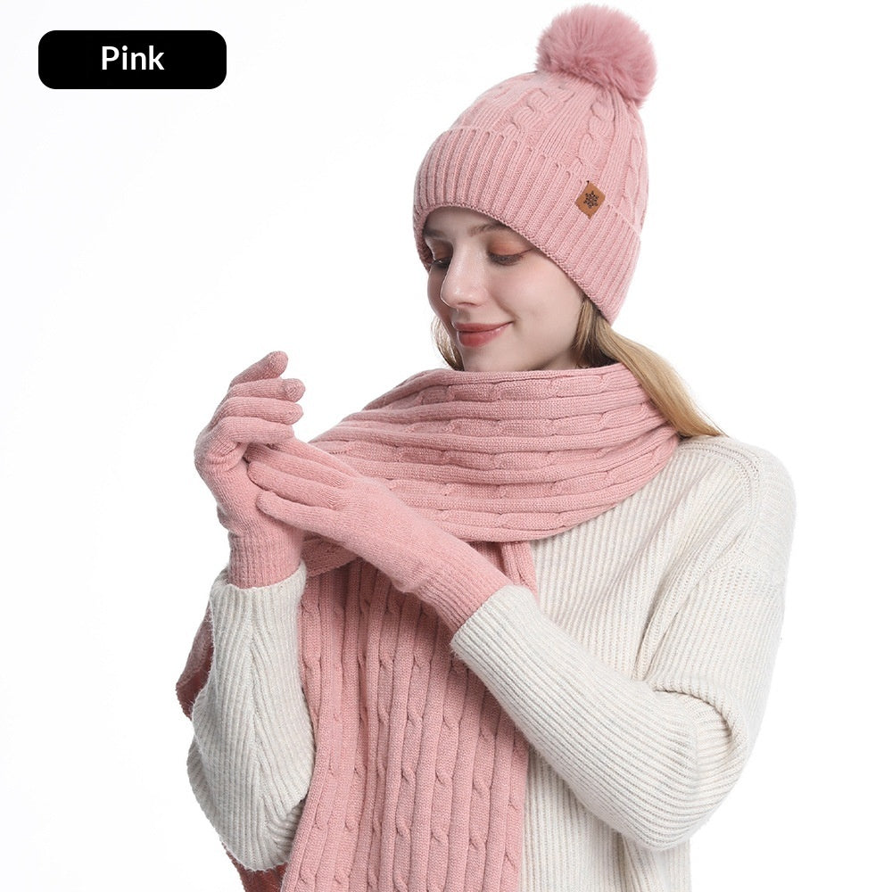 Ensemble hiver femme chaud