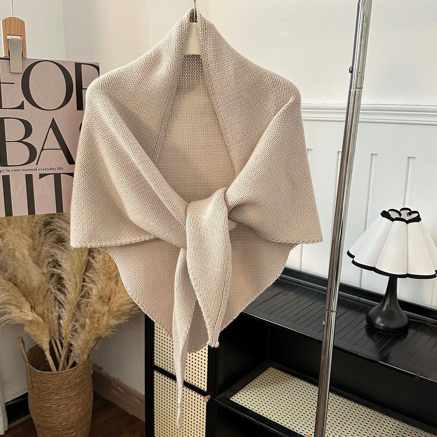 Étole unie élégante