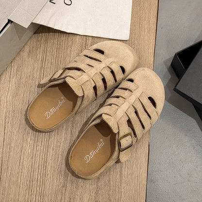 Sandales femme vintage été inspirées Birkenstock