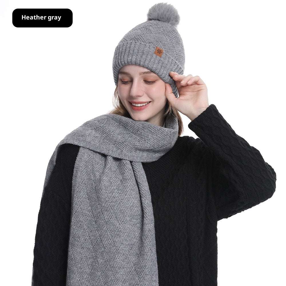 Ensemble hiver chaud en laine