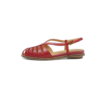 Sandales cuir premium style rétro Fisherman