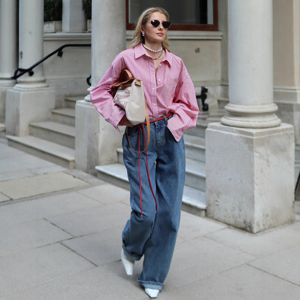 Jean large – moderne et confortable