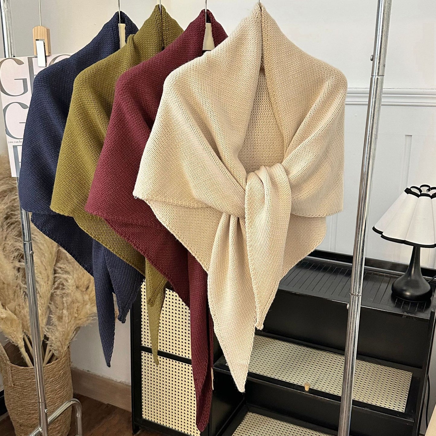 Étole unie élégante