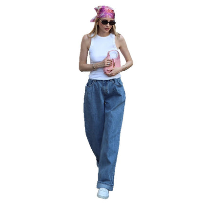 Jean large – moderne et confortable