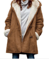 Manteau à Capuche Élégant et Confortable pour l’Hiver