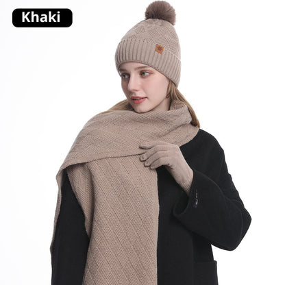 Ensemble hiver chaud en laine