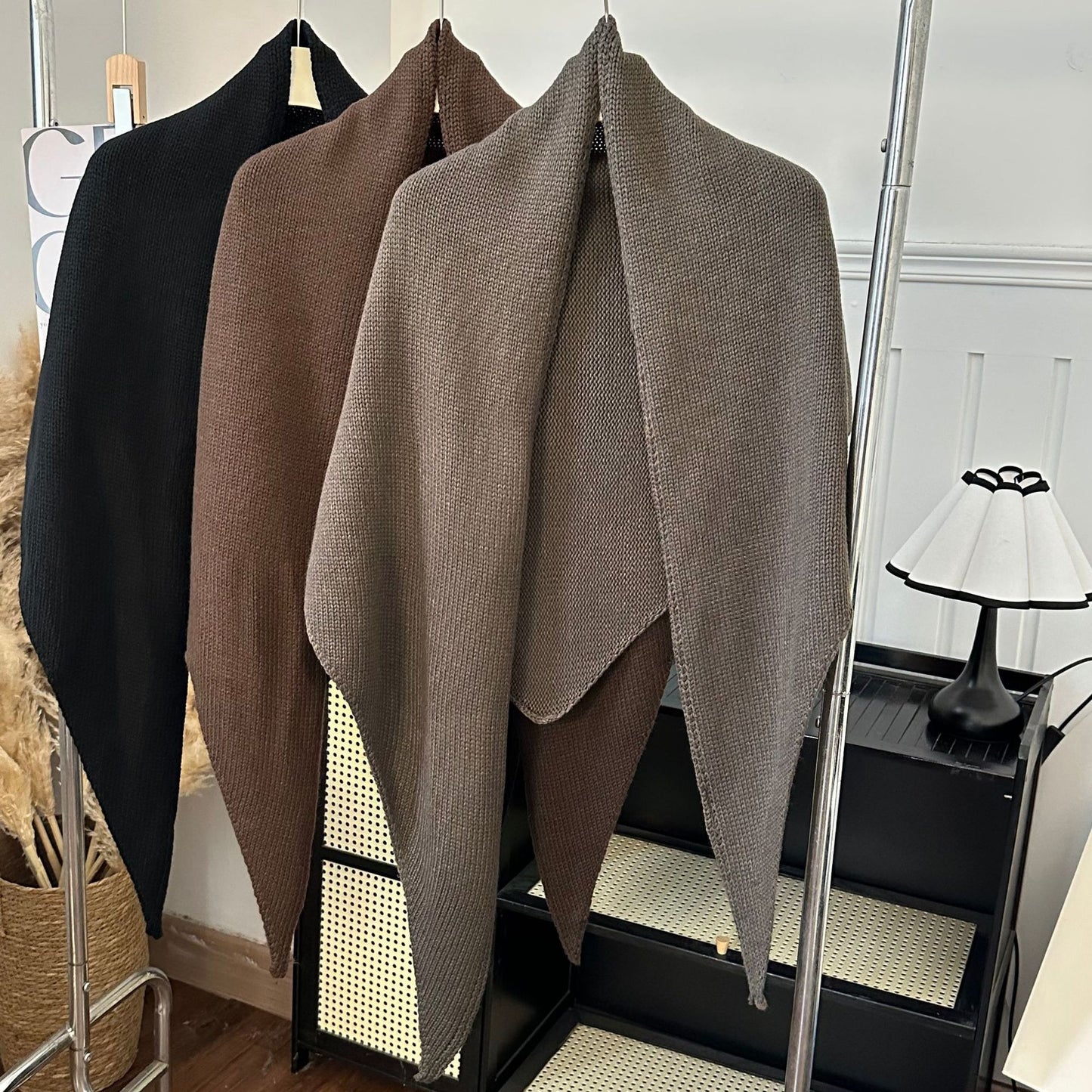 Étole unie élégante