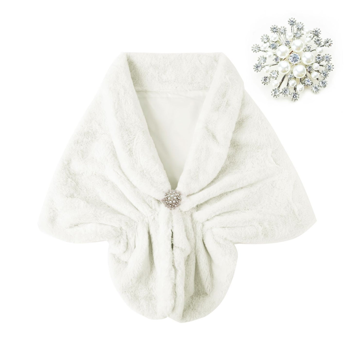 Étole femme en fausse fourrure