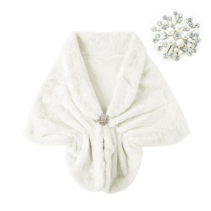 Étole femme en fausse fourrure