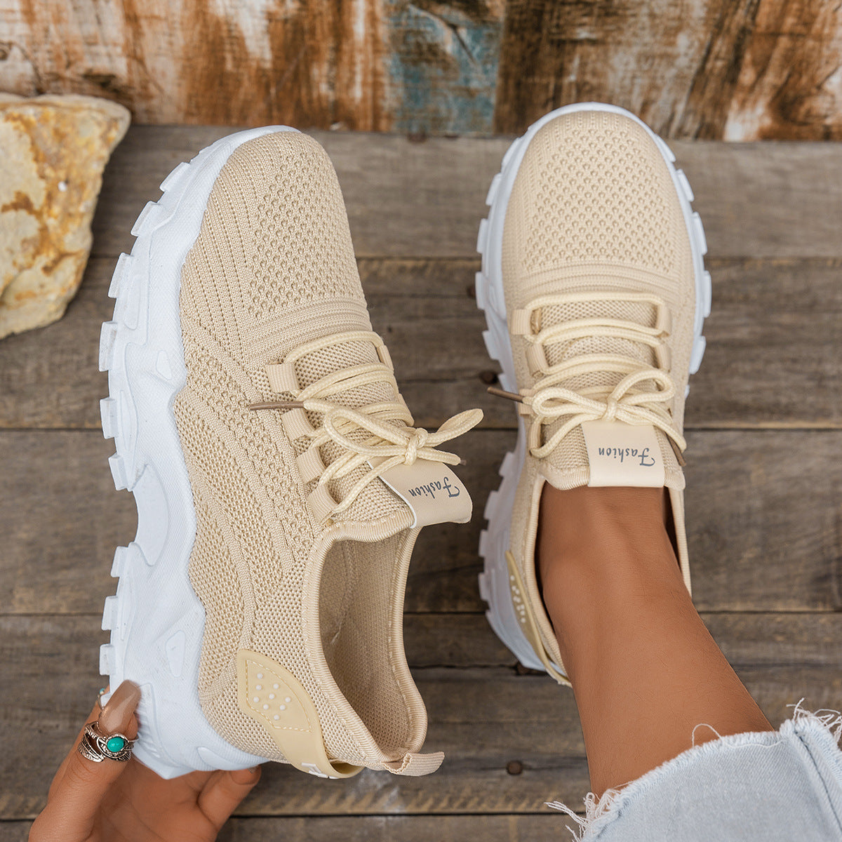 Baskets femme Flyknit respirantes