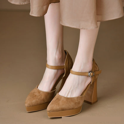 Sandales femme à talon aiguille – design ajouré élégant