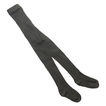 Collants bébé en coton côtelé