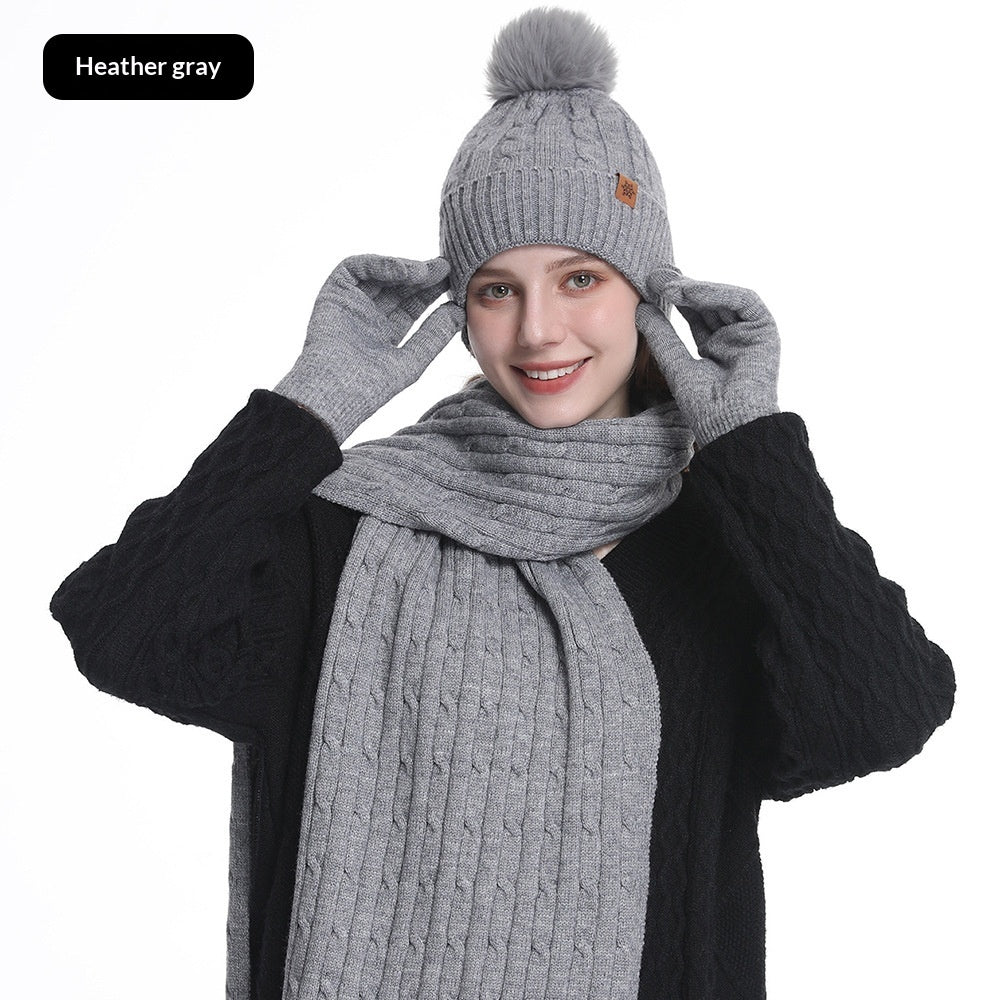 Ensemble hiver femme chaud