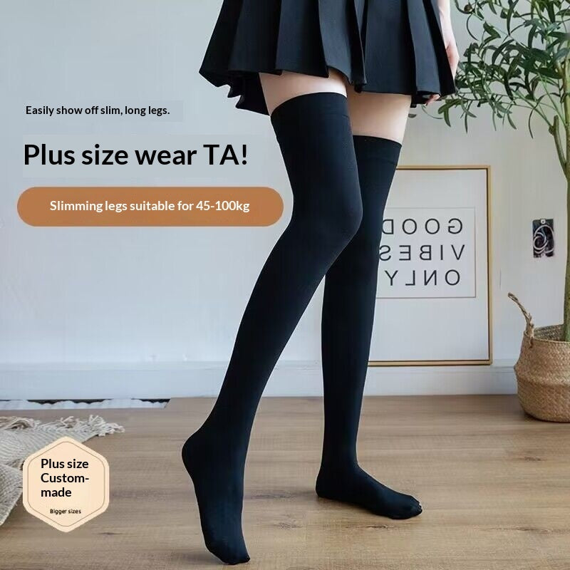 Bas cuisse femme grande taille