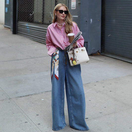 Jean large – moderne et confortable