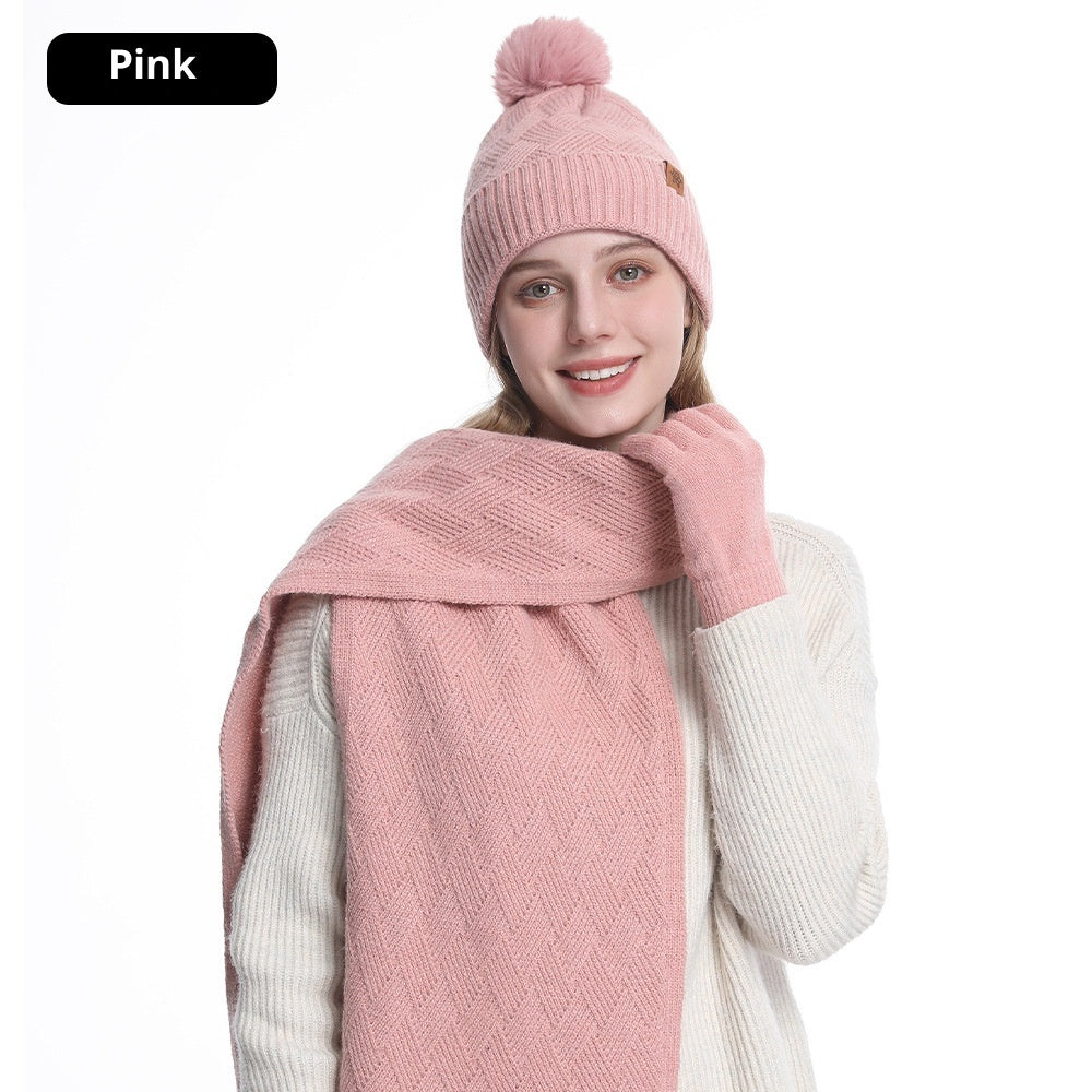 Ensemble hiver chaud en laine